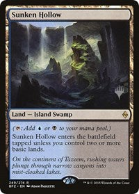 Sunken Hollow [Battle for Zendikar Promos] | Card Citadel