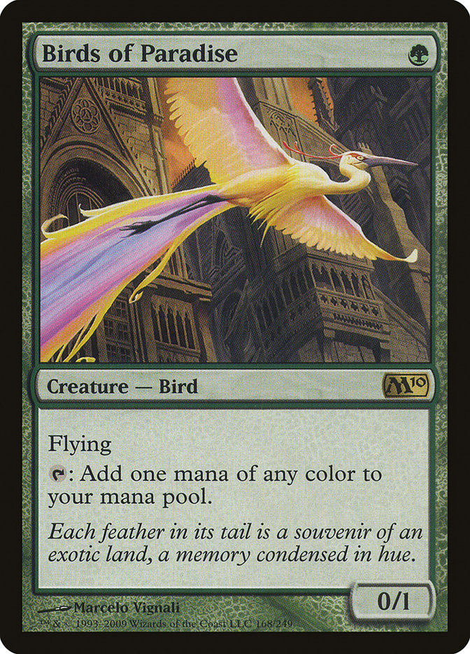 Birds of Paradise [Magic 2010] | Card Citadel