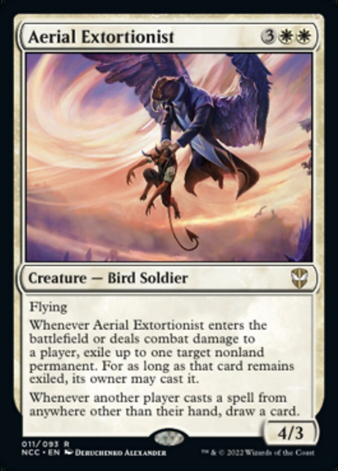 Aerial Extortionist [Streets of New Capenna Commander] | Card Citadel