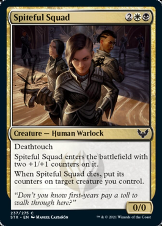 Spiteful Squad [Strixhaven: School of Mages] | Card Citadel