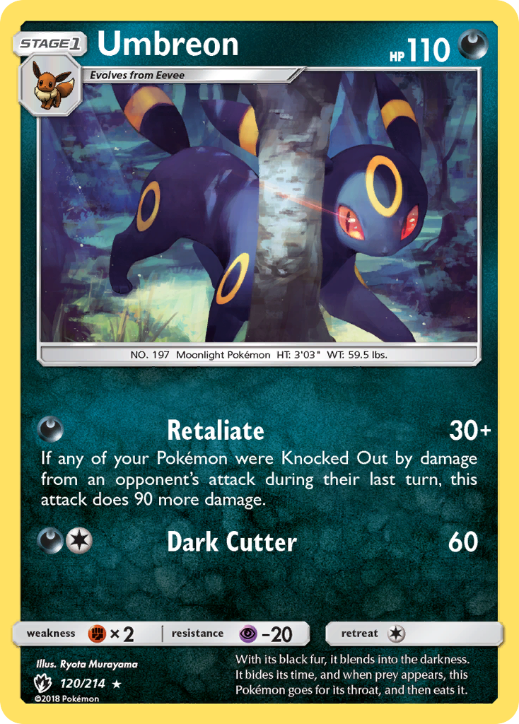 Umbreon (120/214) [Sun & Moon: Lost Thunder] | Card Citadel