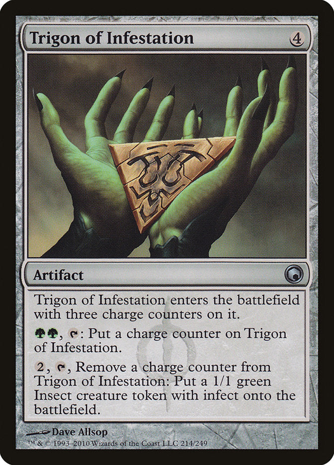 Trigon of Infestation [Scars of Mirrodin] | Card Citadel