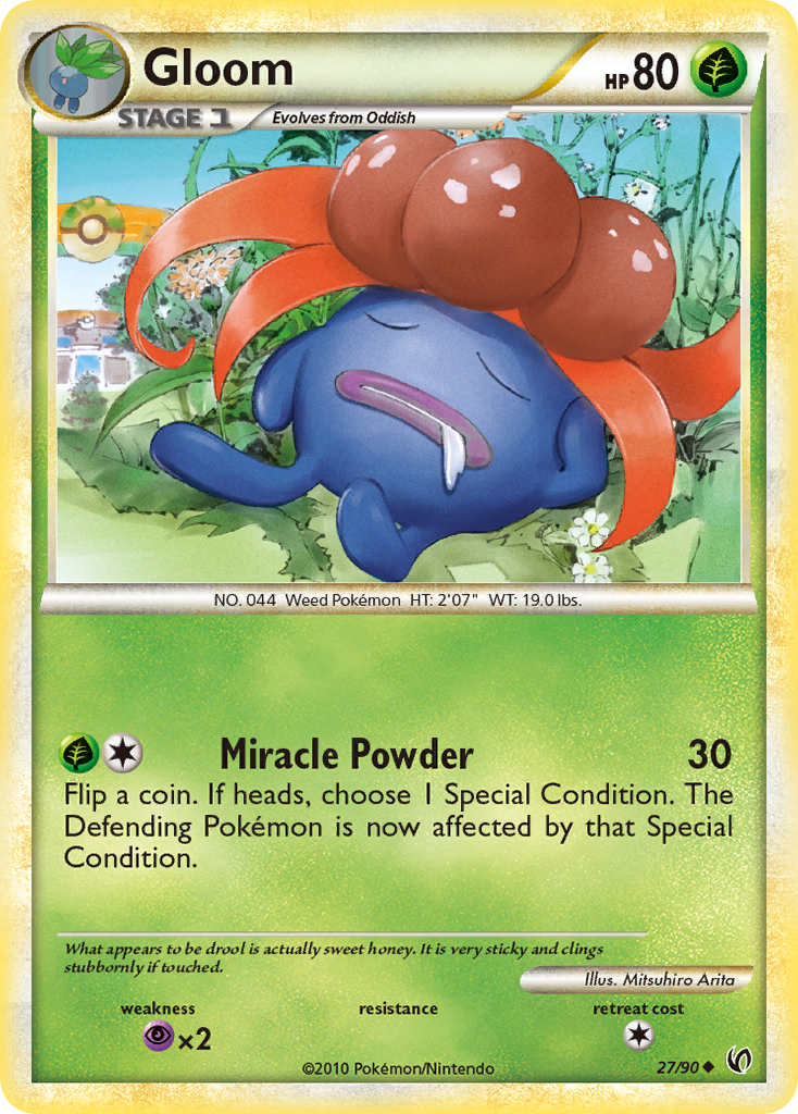 Gloom (27/90) [HeartGold & SoulSilver: Undaunted] | Card Citadel