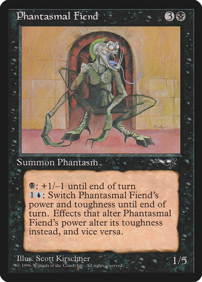 Phantasmal Fiend (Standing) [Alliances] | Card Citadel