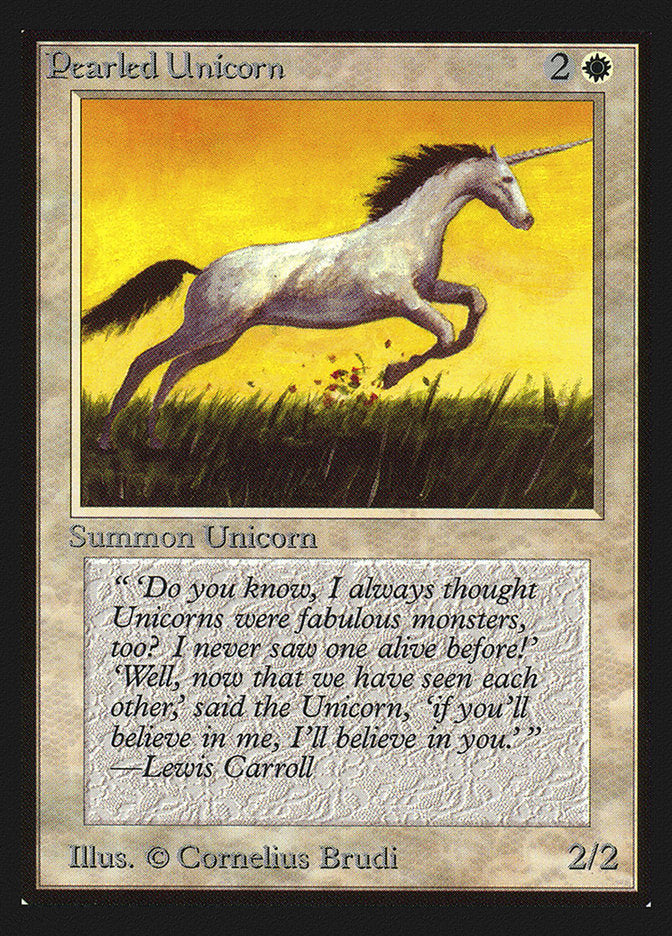 Pearled Unicorn (IE) [Intl. Collectors’ Edition] | Card Citadel
