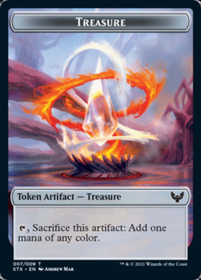 Construct (022) // Treasure Token [Commander 2021 Tokens] | Card Citadel