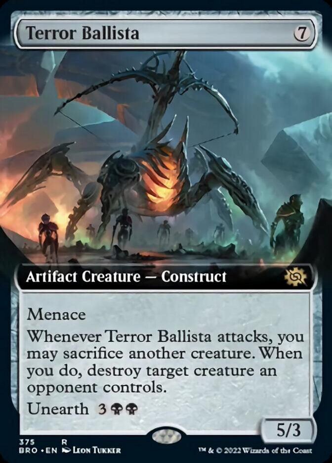 Terror Ballista (Extended Art) [The Brothers' War] | Card Citadel
