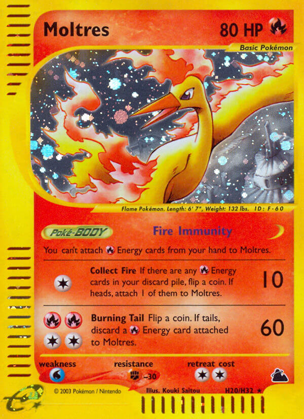 Moltres (H20/H32) [Skyridge] | Card Citadel