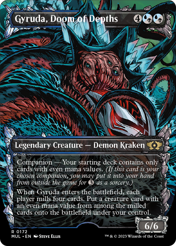 Gyruda, Doom of Depths (Halo Foil) [Multiverse Legends] | Card Citadel
