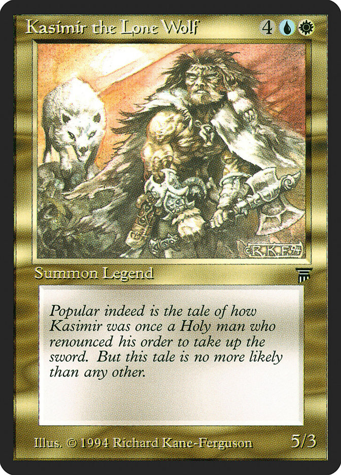 Kasimir the Lone Wolf [Legends] | Card Citadel