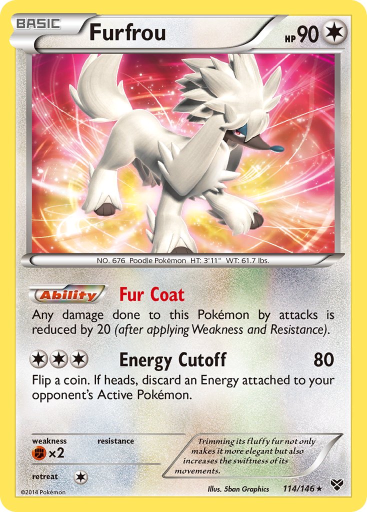 Furfrou (114/146)(Cosmos Holo) (Blister Exclusive) [XY: Base Set] | Card Citadel