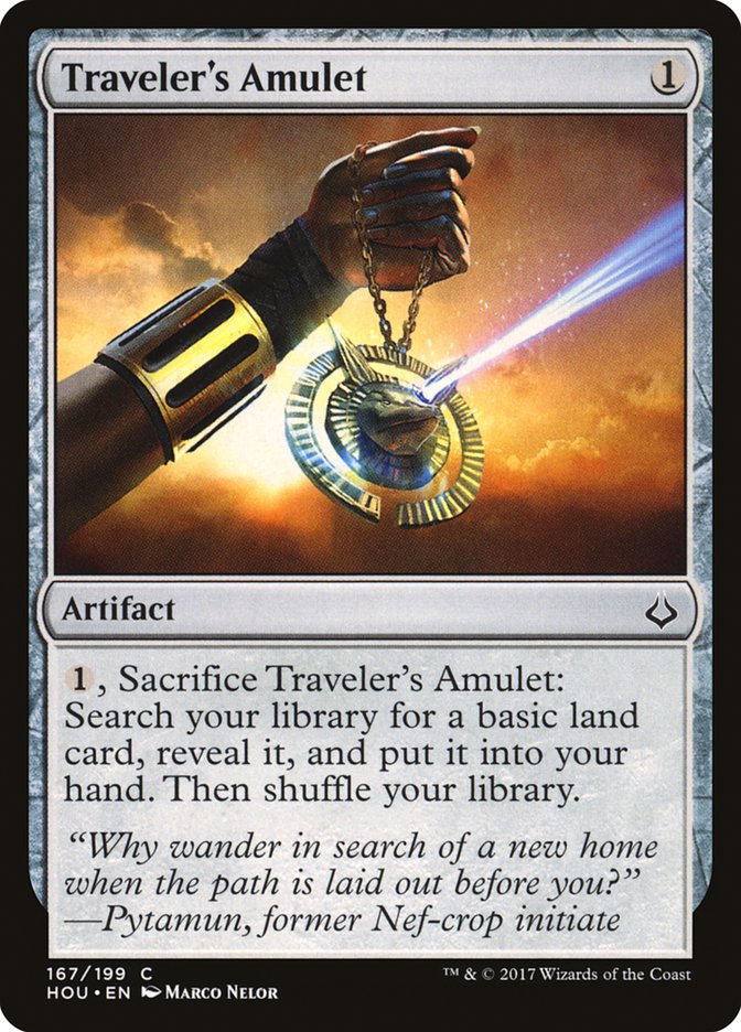 Traveler's Amulet [Hour of Devastation] | Card Citadel