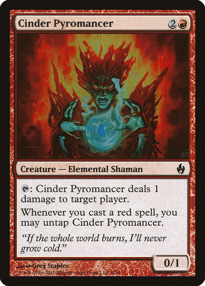 Cinder Pyromancer [Premium Deck Series: Fire and Lightning] | Card Citadel