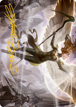 Sigarda's Splendor Art Card (Gold-Stamped Signature) [Innistrad: Midnight Hunt Art Series] | Card Citadel