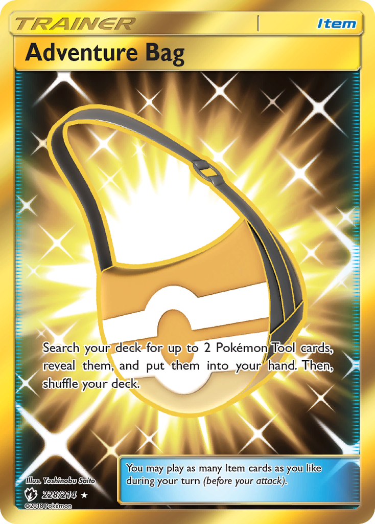 Adventure Bag (228/214) [Sun & Moon: Lost Thunder] | Card Citadel