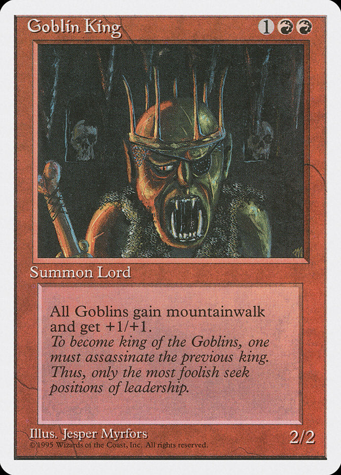 Goblin King [Fourth Edition] | Card Citadel