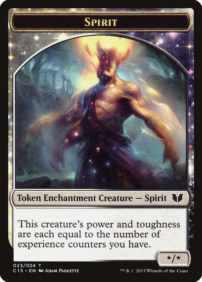Knight (005) // Spirit (023) Double-Sided Token [Commander 2015 Tokens] | Card Citadel