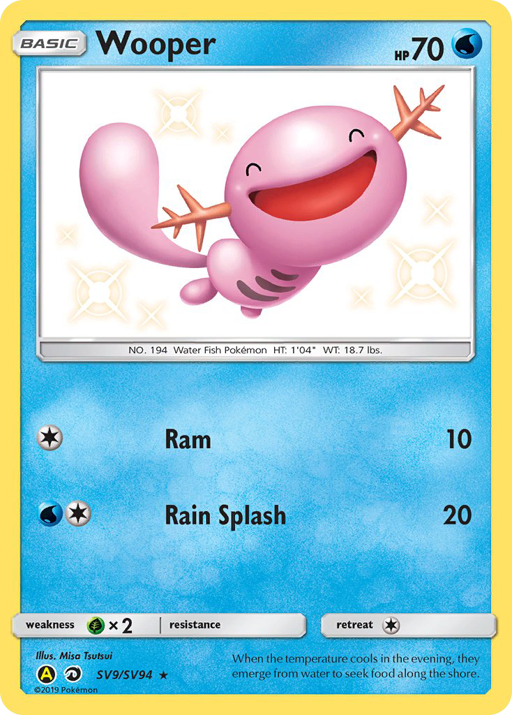 Wooper (SV9/SV94) [Sun & Moon: Hidden Fates - Shiny Vault] | Card Citadel