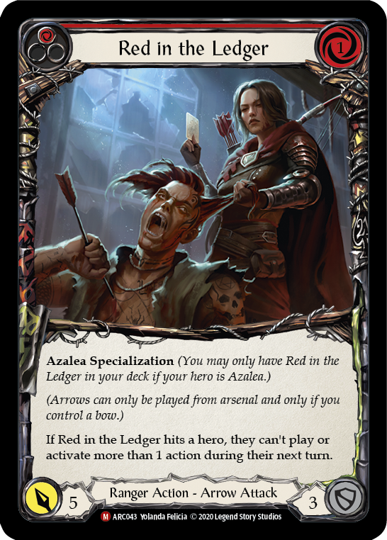 Red in the Ledger [ARC043] Unlimited Normal | Card Citadel