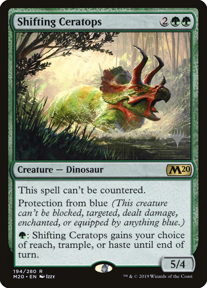 Shifting Ceratops [Core Set 2020 Promos] | Card Citadel