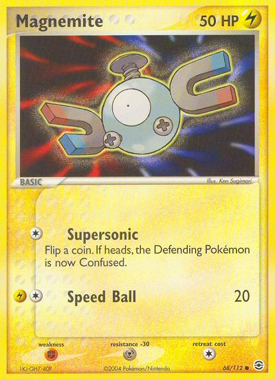 Magnemite (68/112) [EX: FireRed & LeafGreen] | Card Citadel