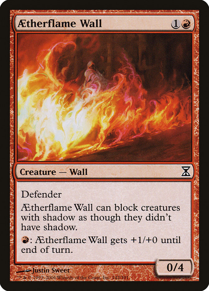 Aetherflame Wall [Time Spiral] | Card Citadel