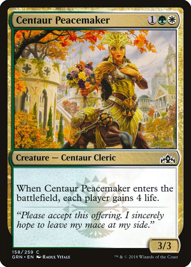 Centaur Peacemaker [Guilds of Ravnica] | Card Citadel