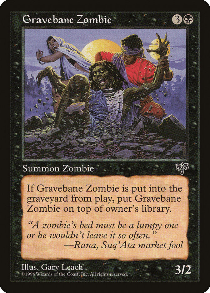 Gravebane Zombie [Mirage] | Card Citadel