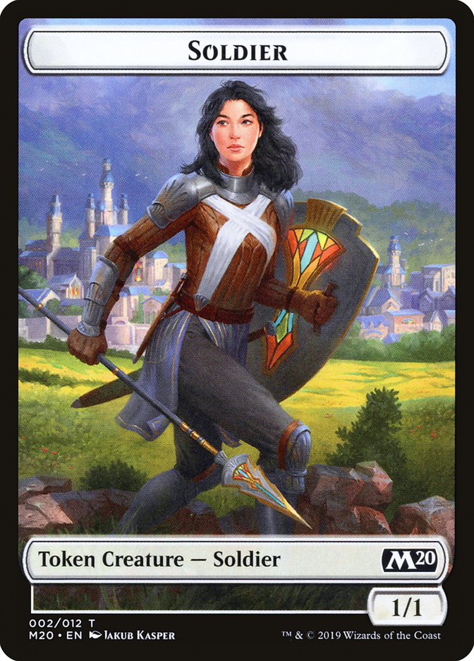 Soldier Token [Core Set 2020 Tokens] | Card Citadel