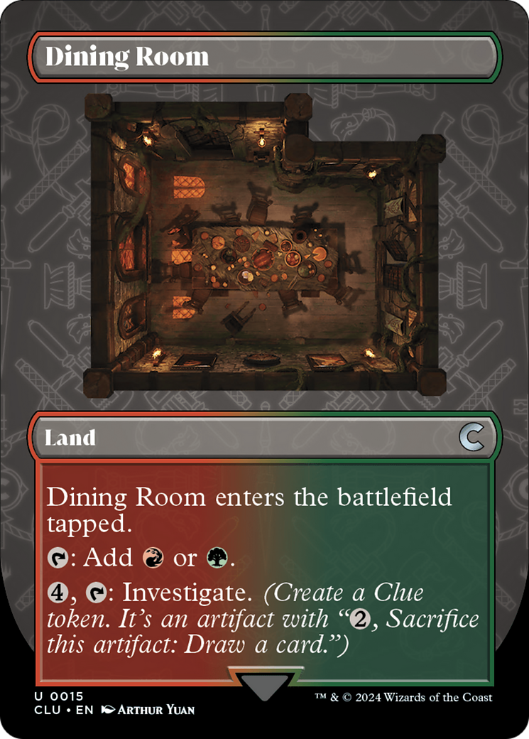Dining Room (Borderless) [Ravnica: Clue Edition] | Card Citadel