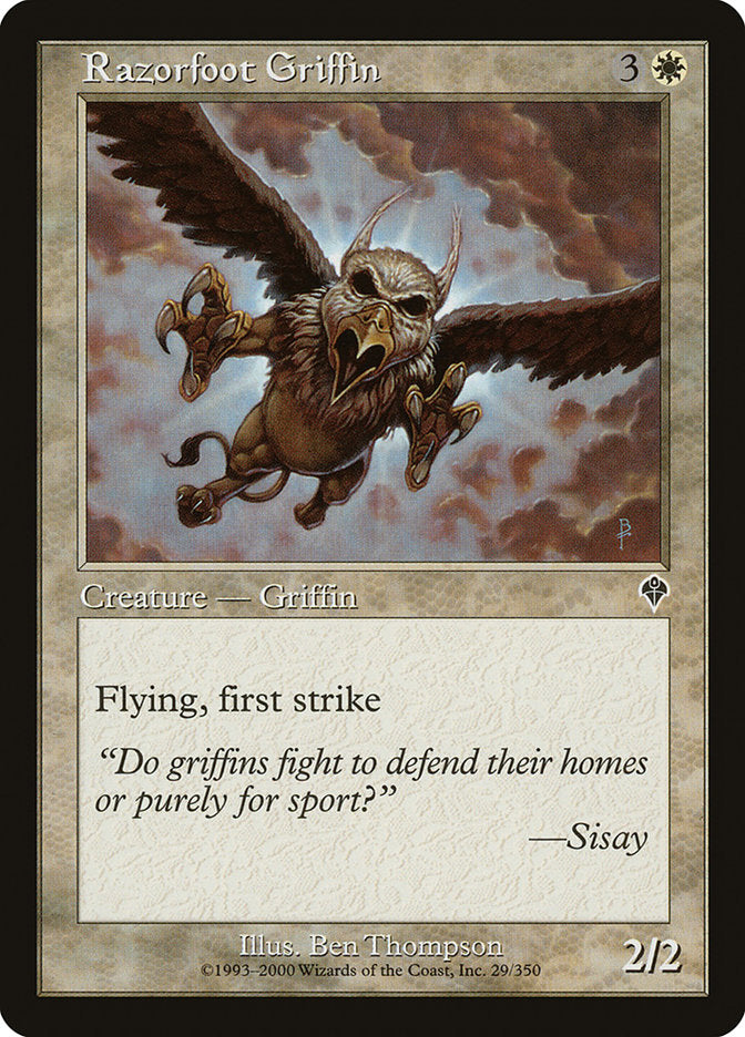 Razorfoot Griffin [Invasion] | Card Citadel