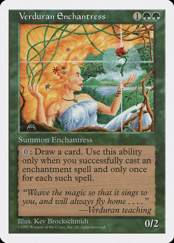 Verduran Enchantress [Fifth Edition] | Card Citadel