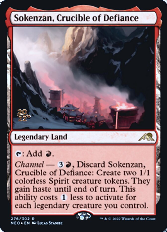 Sokenzan, Crucible of Defiance [Kamigawa: Neon Dynasty Prerelease Promos] | Card Citadel