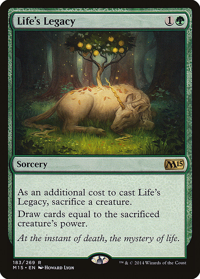 Life's Legacy [Magic 2015] | Card Citadel