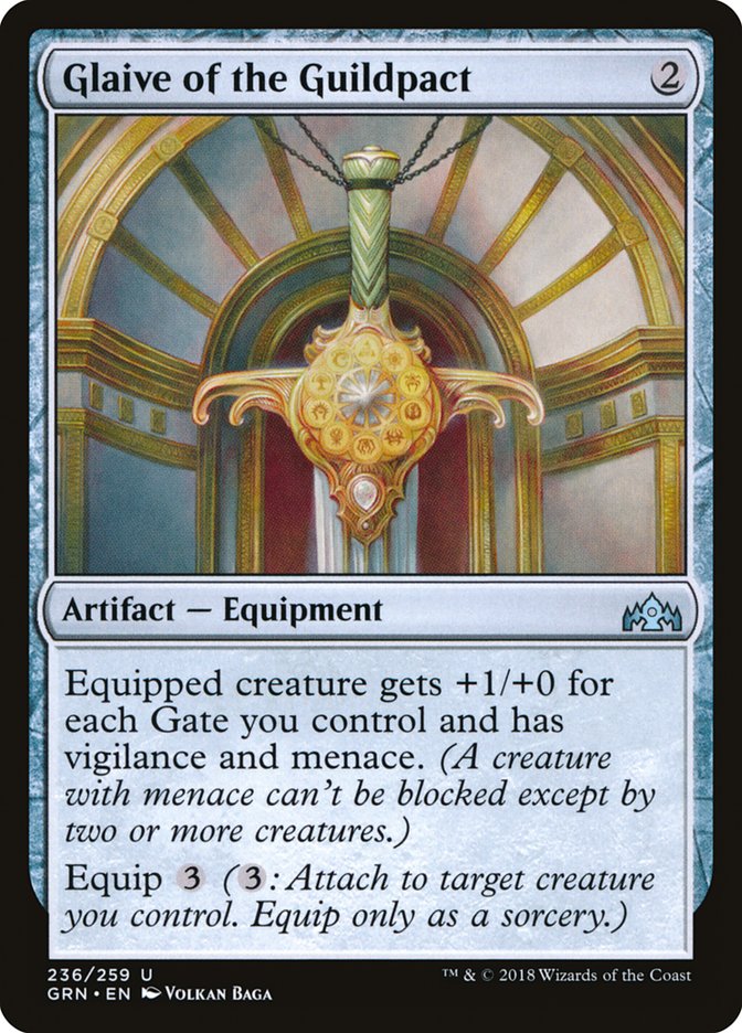 Glaive of the Guildpact [Guilds of Ravnica] | Card Citadel