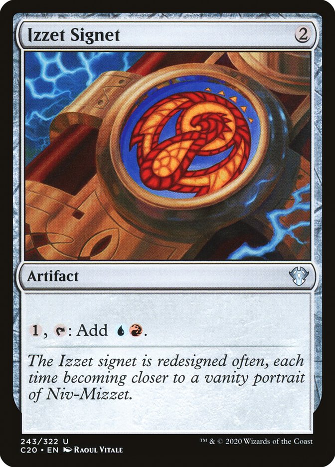 Izzet Signet [Commander 2020] | Card Citadel