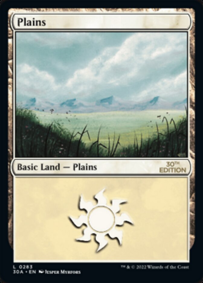 Plains (283) [30th Anniversary Edition] | Card Citadel