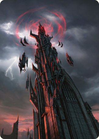 Barad-dur Art Card [The Lord of the Rings: Tales of Middle-earth Art Series] | Card Citadel