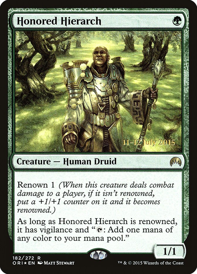 Honored Hierarch [Magic Origins Prerelease Promos] | Card Citadel