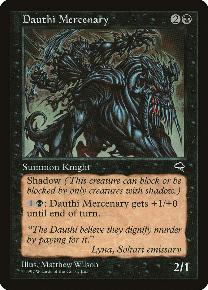 Dauthi Mercenary [Tempest] | Card Citadel