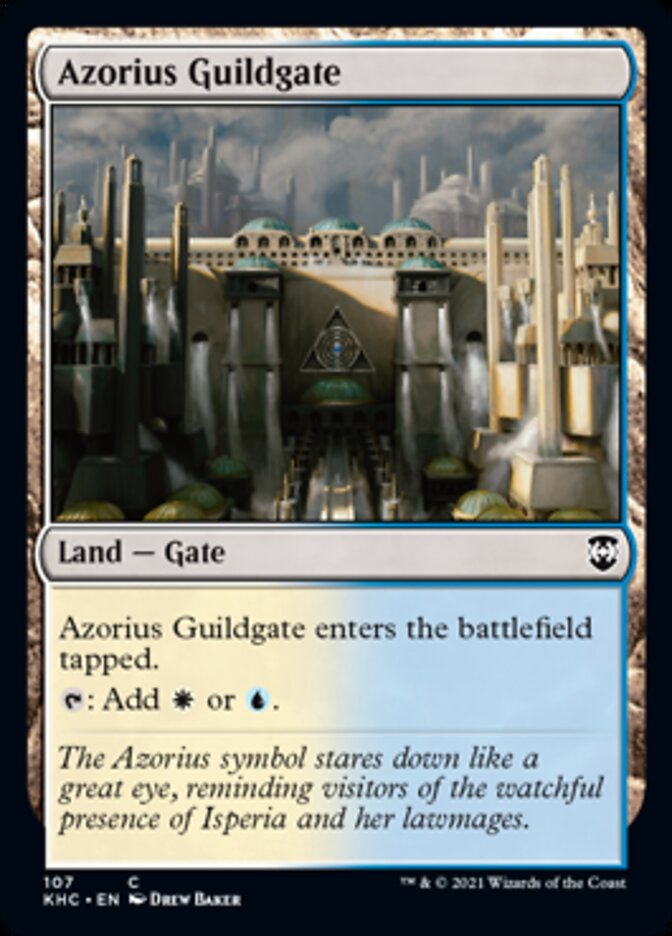 Azorius Guildgate [Kaldheim Commander] | Card Citadel