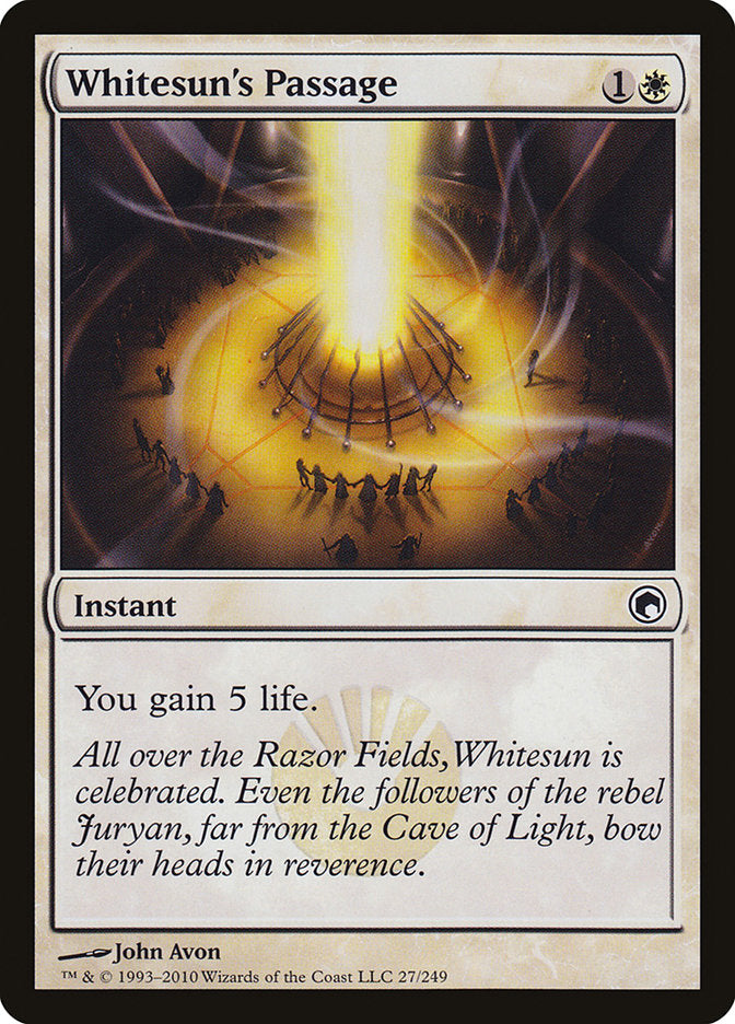 Whitesun's Passage [Scars of Mirrodin] | Card Citadel