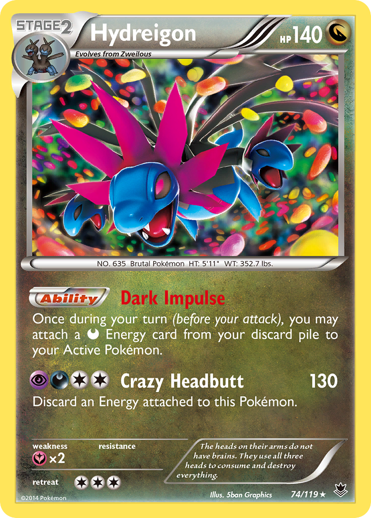 Hydreigon (74/119) [XY: Phantom Forces] | Card Citadel