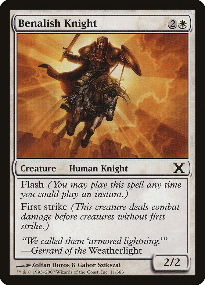 Benalish Knight [Tenth Edition] | Card Citadel