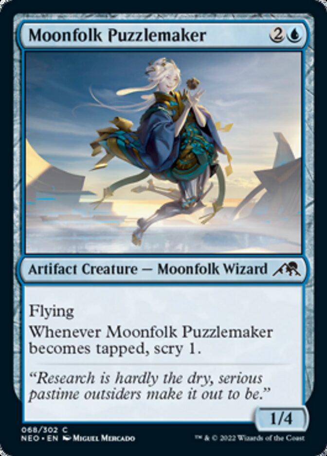 Moonfolk Puzzlemaker [Kamigawa: Neon Dynasty] | Card Citadel