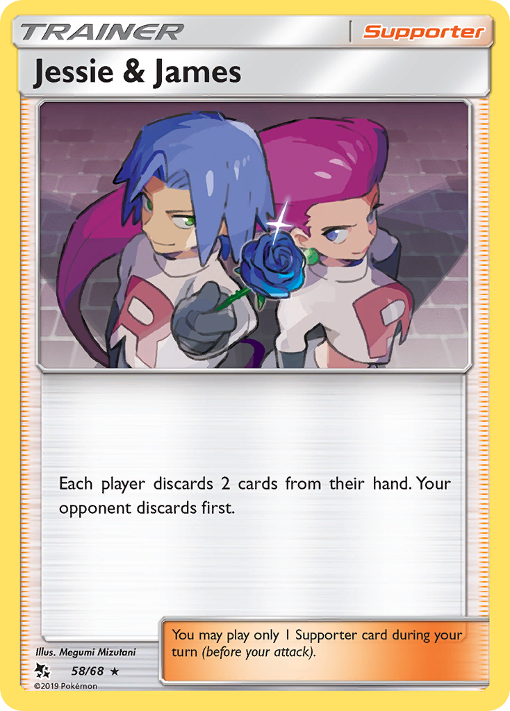 Jessie & James (58/68) [Sun & Moon: Hidden Fates] | Card Citadel