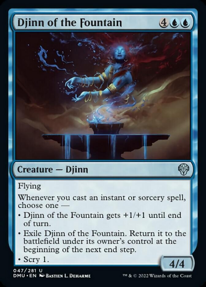 Djinn of the Fountain [Dominaria United] | Card Citadel