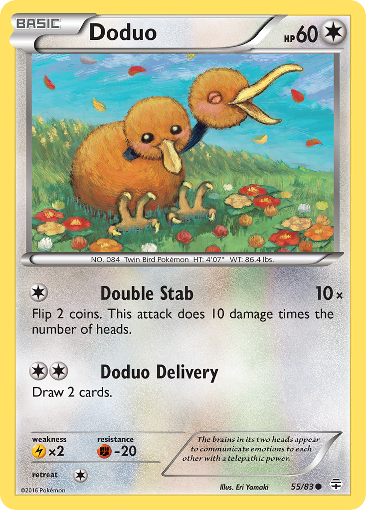 Doduo (55/83) [XY: Generations] | Card Citadel