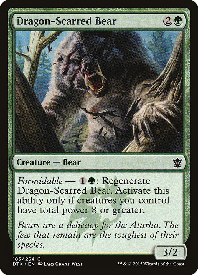 Dragon-Scarred Bear [Dragons of Tarkir] | Card Citadel