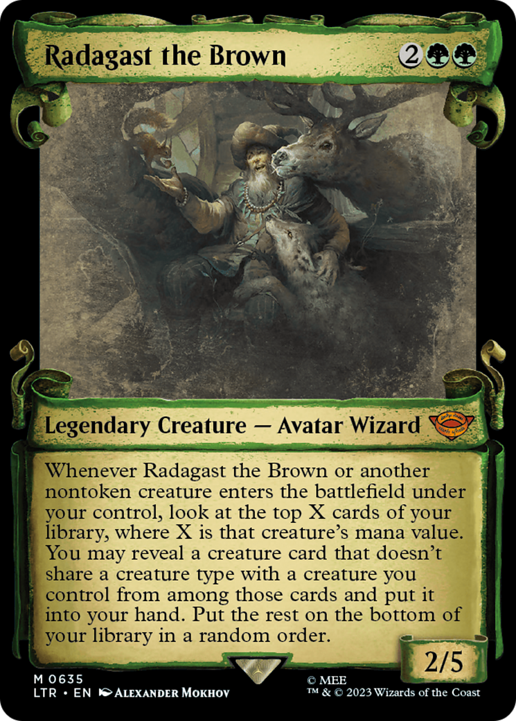 Radagast the Brown [The Lord of the Rings: Tales of Middle-Earth Showcase Scrolls] | Card Citadel